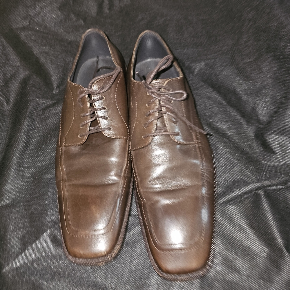 Hugo Boss Vero Cuoio Italian Leather Shoes Size 7 1/2